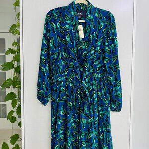 Maeve by Anthropologie, Butterfly Print Dress, Size XL